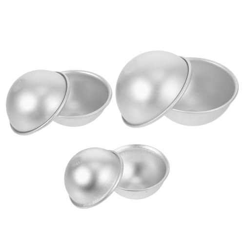 Homoyoyo 6 Stück Teiliges Aluminiumlegierungs Set Bath Ball Formen Vielseitige DIY Badekugel Silikonformen Robuste Handgefertigte Seifen und Ballformen für Kreative Badekugelherstellung zu Homoyoyo 6 Stück Teiliges Aluminiumlegierungs Set Bath Ball Formen Vielseitige DIY Badekugel Silikonformen Robuste Handgefertigte Seifen und Ballformen für Kreative Badekugelherstellung zu von Homoyoyo