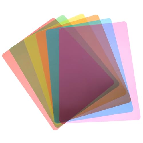 Homoyoyo 6 Stück Teiliges Farbige Pet Lesezeichen Transparente PVC Lesestreifen zur Lesefortschrittskontrolle Augenentspannend Robust als Lesehilfe für Lehrer und Leser Aller Altersgruppen Homoyoyo 6 Stück Teiliges Farbige Pet Lesezeichen Transparente PVC Lesestreifen zur Lesefortschrittskontrolle Augenentspannend Robust als Lesehilfe für Lehrer und Leser Aller Altersgruppen von Homoyoyo