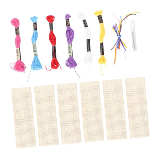 Homoyoyo 6 Stück Teiliges Holz Kreuzstich Set DIY Lesezeichen Bastelset Holz für Anfänger Handgemachte Kreuzstich Dekorationen mit Zufälligen Fadenfarben für und Zufällige Zufällige Farbe Homoyoyo 6 Stück Teiliges Holz Kreuzstich Set DIY Lesezeichen Bastelset Holz für Anfänger Handgemachte Kreuzstich Dekorationen mit Zufälligen Fadenfarben für und Zufällige Zufällige Farbe von Homoyoyo