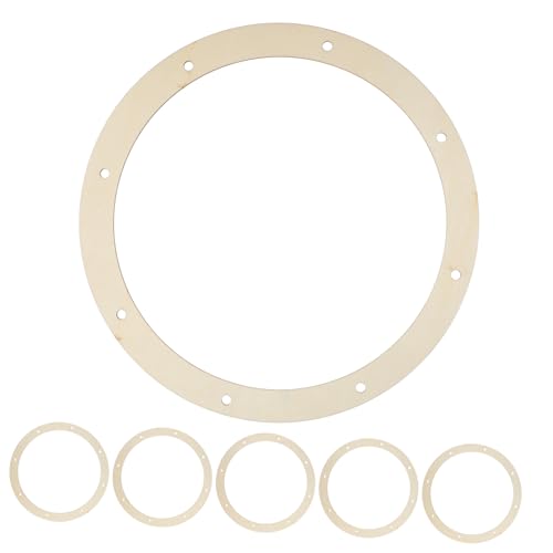 Homoyoyo 6 Stück Teiliges Holzkranz Rundrahmen aus Gelbem Boxwood Glatte Oberfläche Vielseitig für DIY Blumenkränze und Dekorationen mit Aufhängeloch für Einfache Befestigung Homoyoyo 6 Stück Teiliges Holzkranz Rundrahmen aus Gelbem Boxwood Glatte Oberfläche Vielseitig für DIY Blumenkränze und Dekorationen mit Aufhängeloch für Einfache Befestigung von Homoyoyo