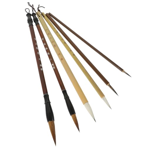 Homoyoyo 6 Stück Teiliges Kalligrafie Pinselset für Chinesische Kalligrafie für Anfänger Künstler und Enthusiasten Flexibler Tragbarer Pinsel für Kreative Kunstwerke Homoyoyo 6 Stück Teiliges Kalligrafie Pinselset für Chinesische Kalligrafie für Anfänger Künstler und Enthusiasten Flexibler Tragbarer Pinsel für Kreative Kunstwerke von Homoyoyo