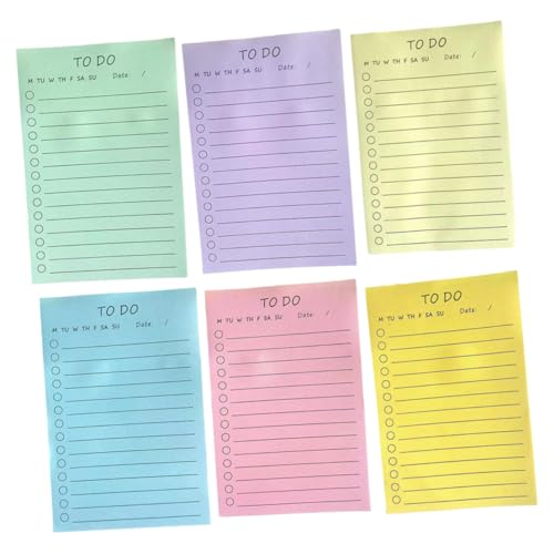 Homoyoyo 6 Stück Teiliges Kleine Haftnotizen mit Selbstklebender Rückseite Farbige Notizzettel in Pastell Wiederablösbar ohne Rückstände für Büro Schule Zuhause als Praktische Memo Pads Homoyoyo 6 Stück Teiliges Kleine Haftnotizen mit Selbstklebender Rückseite Farbige Notizzettel in Pastell Wiederablösbar ohne Rückstände für Büro Schule Zuhause als Praktische Memo Pads von Homoyoyo