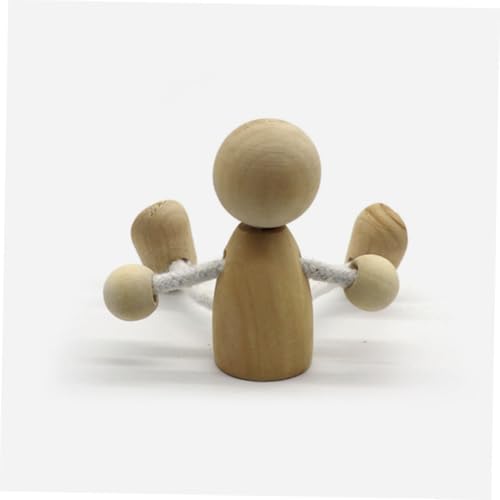 Homoyoyo 6 Stück Teiliges Kleine Unbemalte Holzfiguren zum Bemalen DIY Holzpuppen mit Glatter Oberfläche für Kinderzimmerdekoration und Kreative Bastelprojekte Homoyoyo 6 Stück Teiliges Kleine Unbemalte Holzfiguren zum Bemalen DIY Holzpuppen mit Glatter Oberfläche für Kinderzimmerdekoration und Kreative Bastelprojekte von Homoyoyo