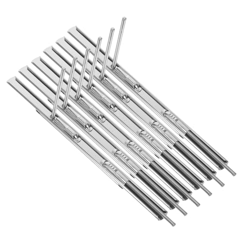 Homoyoyo 6 Stück Teiliges Metall Binder Clips Schlangenform Flexibler Papierbinder für Lose Büro Schreibwaren Praktische Schnellhefter Ringe für Ringordner Lehrerplaner von Homoyoyo