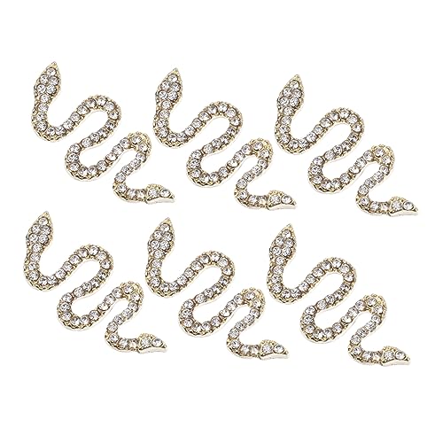 Homoyoyo 6 Stück Teiliges Nagel Deko aus Schlangenförmige Nail Charms Kreative Maniküre Ornamente Vielseitige Nail Gems für Natürliche und Künstliche Nägel Homoyoyo 6 Stück Teiliges Nagel Deko aus Schlangenförmige Nail Charms Kreative Maniküre Ornamente Vielseitige Nail Gems für Natürliche und Künstliche Nägel von Homoyoyo