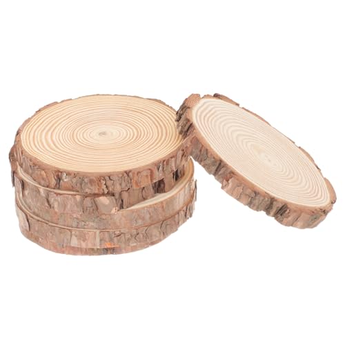 Homoyoyo 6 Stück Teiliges Natürliche Unbehandelte Holzscheiben Runde Holzscheiben für DIY Bastelprojekte Kreative Malerei und Wohnaccessoires Homoyoyo 6 Stück Teiliges Natürliche Unbehandelte Holzscheiben Runde Holzscheiben für DIY Bastelprojekte Kreative Malerei und Wohnaccessoires von Homoyoyo