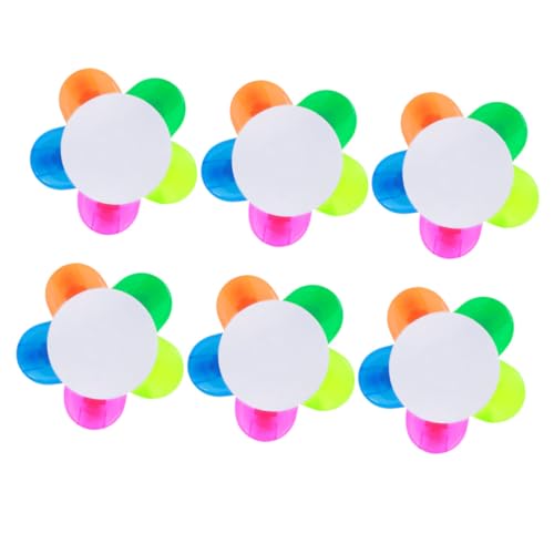 Homoyoyo 6 Stück Teiliges Petal Highlighter Stifte Aquarell Textmarker in Leuchtenden Farben Wasserbasierte Marker für Schüler Büro Notizen und Hervorhebungen Schnelltrocknend ohne von Homoyoyo