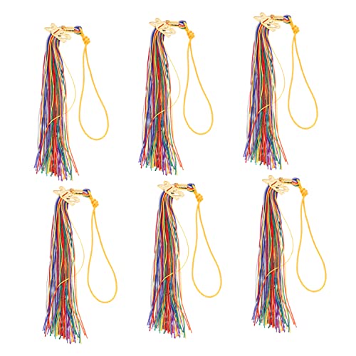 Homoyoyo 6 Stück Teiliges Polyester Abschluss Quasten für Doktorhut Dekorative Graduation Cap Zubehör Kreative Anhänger für Abschlussfeier und Unvergessliche Fotomomente Homoyoyo 6 Stück Teiliges Polyester Abschluss Quasten für Doktorhut Dekorative Graduation Cap Zubehör Kreative Anhänger für Abschlussfeier und Unvergessliche Fotomomente von Homoyoyo