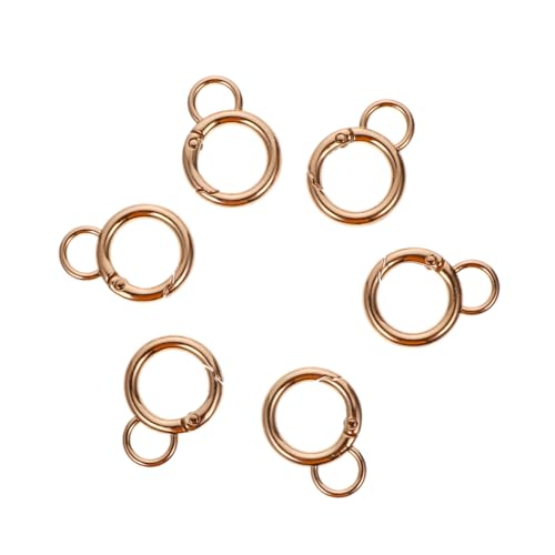 Homoyoyo 6 Stück Teiliges Schnapphaken mit Gourd Design Robuste Federringe für Schlüsselanhänger Koffer und Taschenzubehör Vielseitig Einsetzbar für DIY Schmuck und Handarbeiten Homoyoyo 6 Stück Teiliges Schnapphaken mit Gourd Design Robuste Federringe für Schlüsselanhänger Koffer und Taschenzubehör Vielseitig Einsetzbar für DIY Schmuck und Handarbeiten von Homoyoyo