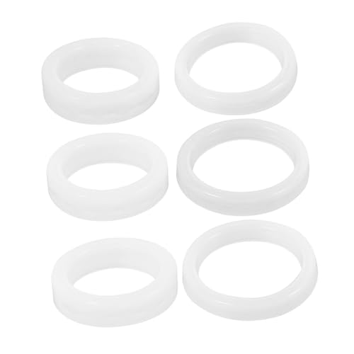 Homoyoyo 6 Stück Teiliges Silikonarmband Mold für DIY Schmuckherstellung Flexible Gießform für Handwerk für Kreative Armbänder und an von Homoyoyo
