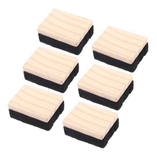 Homoyoyo 6 Stück Teiliges Tragbarer Holzfilz Tafelschwämme Wiederverwendbare Kreidetafel Radierer Staubarmes Whiteboard Zubehör für Büro und Schule Homoyoyo 6 Stück Teiliges Tragbarer Holzfilz Tafelschwämme Wiederverwendbare Kreidetafel Radierer Staubarmes Whiteboard Zubehör für Büro und Schule von Homoyoyo
