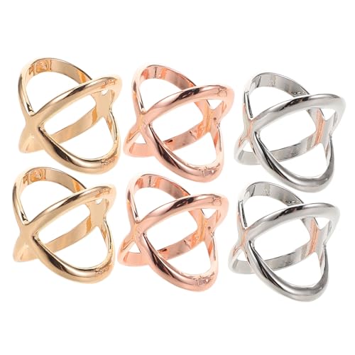 Homoyoyo 6 Stück Vielseitige Schal und Halstuchhalter für Damen Hochwertige Rutschfeste Silk Scarf Buckle Silber Roségold und Gold Homoyoyo 6 Stück Vielseitige Schal und Halstuchhalter für Damen Hochwertige Rutschfeste Silk Scarf Buckle Silber Roségold und Gold von Homoyoyo