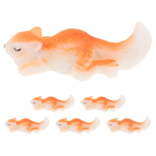 Homoyoyo 6 Stück Winzige Eichhörnchen Aus Kunstharz Zum Basteln Für Die Dekoration Von Aquarien Gartenstatuen Und -Figuren Miniatur-Ornamente Für Das Homeoffice Homoyoyo 6 Stück Winzige Eichhörnchen Aus Kunstharz Zum Basteln Für Die Dekoration Von Aquarien Gartenstatuen Und -Figuren Miniatur-Ornamente Für Das Homeoffice von Homoyoyo