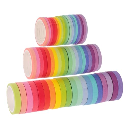Homoyoyo 60 Rollen Buch Journaling Maler Bulletin Scrapbooking Klebebänder Für Washi Bunt Solide Geschenk Dekorative Malerei Maskierungszubehör Aufkleber Und Farbband Basteljournal Homoyoyo 60 Rollen Buch Journaling Maler Bulletin Scrapbooking Klebebänder Für Washi Bunt Solide Geschenk Dekorative Malerei Maskierungszubehör Aufkleber Und Farbband Basteljournal von Homoyoyo