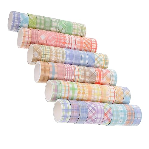 Homoyoyo 60 Rollen Teiliges Washi Tape Set mit Kariertem Design Buntes Dekoratives Klebeband für Scrapbooking DIY Basteln Tagebuch und Geschenkanhänger Handreißbar Wiederverwendbar Homoyoyo 60 Rollen Teiliges Washi Tape Set mit Kariertem Design Buntes Dekoratives Klebeband für Scrapbooking DIY Basteln Tagebuch und Geschenkanhänger Handreißbar Wiederverwendbar von Homoyoyo