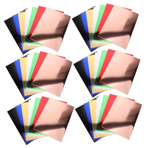 Homoyoyo 60 Stück Handbuchpapier Marmeladenkartonpapier Zum Basteln Von Karten Farbiges Bastelpapier Papier Zum Basteln Von Karten DIY Notizbuchzubehör Farbiger Karton Bastelpapier von Homoyoyo