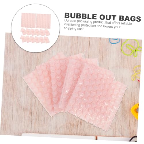 Homoyoyo 60 Stück Luftpolster Versandtaschen mit Doppelwandiger Stoßdämpfung Gepolsterte Bubble Pouches für Sicheren Versand Verpackung und Schutz von Schmuck Sammlerstücken und Homoyoyo 60 Stück Luftpolster Versandtaschen mit Doppelwandiger Stoßdämpfung Gepolsterte Bubble Pouches für Sicheren Versand Verpackung und Schutz von Schmuck Sammlerstücken und von Homoyoyo