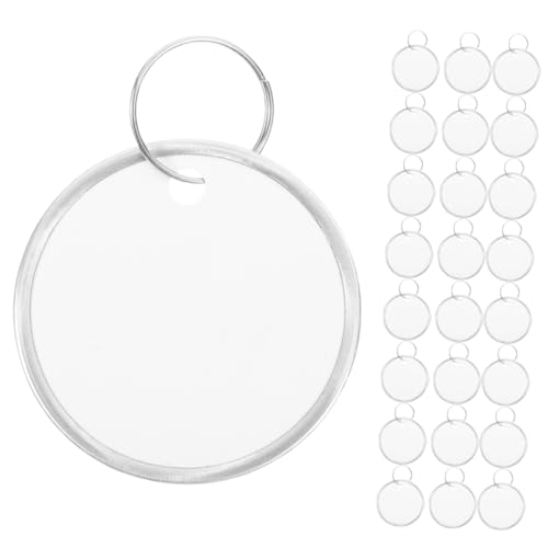 Homoyoyo 60 Stück Metallringschlüsselkarte Schlüsseletiketten-tags Schlüsselanhänger Mit Etiketten Tags Für Die Kennzeichnung Wichtige Identifikations -tags Stichworte Papier Weiß von Homoyoyo