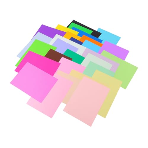 Homoyoyo 60 Stück Robustes Papier für Kunsthandwerk Buntes Bastelpapier für Kreative Bildungsaktivitäten Scrapbooking und Diy Projekte von Homoyoyo