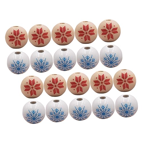 Homoyoyo 60 Stück Teiliges Bunte Schneeflocken Holzperlen Glatte Oberfläche DIY Schmuck und Girlandenperlen Festliche Bastelaccessoires für Weihnachten Einfach zu Verwenden für Homoyoyo 60 Stück Teiliges Bunte Schneeflocken Holzperlen Glatte Oberfläche DIY Schmuck und Girlandenperlen Festliche Bastelaccessoires für Weihnachten Einfach zu Verwenden für von Homoyoyo