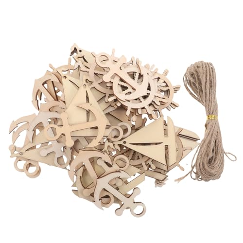 Homoyoyo 60 Stück Teiliges Holz Bastelset Nautische Unfertige Segelboot Dekorationen Pappelholz mit Ankern Ruder und Segeln zum Bemalen und Basteln für Diy Partyzubehör Homoyoyo 60 Stück Teiliges Holz Bastelset Nautische Unfertige Segelboot Dekorationen Pappelholz mit Ankern Ruder und Segeln zum Bemalen und Basteln für Diy Partyzubehör von Homoyoyo