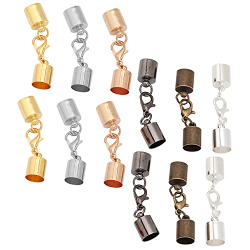 Homoyoyo 60 Stück Teiliges Karabinerverschluss für DIY Schmuckherstellung Bunte Metallverschlüsse für Armbänder Halsketten und Schlüsselanhänger Praktische Verbindungselemente für Basteln von Homoyoyo