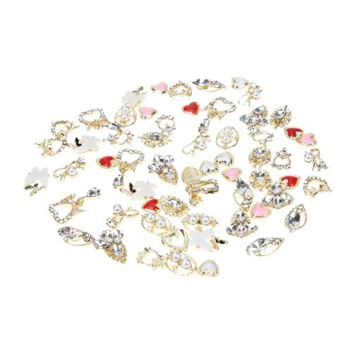 Homoyoyo 60 Stück Teiliges Nagel Schmuckset aus Legierung Barockstil Nagel Charms mit Strass Perlen Herzform für DIY Nail Art Nageldekorationen für Frauen und Mädchen Partys Weihnachten Homoyoyo 60 Stück Teiliges Nagel Schmuckset aus Legierung Barockstil Nagel Charms mit Strass Perlen Herzform für DIY Nail Art Nageldekorationen für Frauen und Mädchen Partys Weihnachten von Homoyoyo