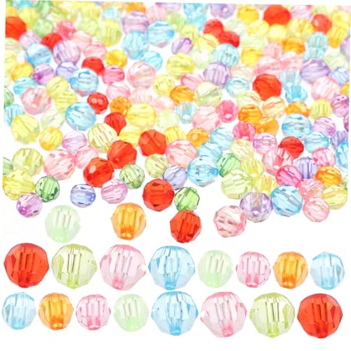 Homoyoyo 600 Stück Acrylperlen Facettierte Bunte Schmuckperlen für DIY Bastelarbeiten Haaraccessoires und Dekorationen Langlebige Transparente Kunststoffperlen für Originelles Gestalten Homoyoyo 600 Stück Acrylperlen Facettierte Bunte Schmuckperlen für DIY Bastelarbeiten Haaraccessoires und Dekorationen Langlebige Transparente Kunststoffperlen für Originelles Gestalten von Homoyoyo