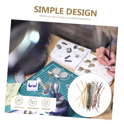 Homoyoyo 600 Stück Flache Kopfstifte Schmuckherstellung Beading Pins DIY Perlenstifte Handgefertigt Versilbert Einfache Anwendung für Schmuckbastler Zubehör Homoyoyo 600 Stück Flache Kopfstifte Schmuckherstellung Beading Pins DIY Perlenstifte Handgefertigt Versilbert Einfache Anwendung für Schmuckbastler Zubehör von Homoyoyo