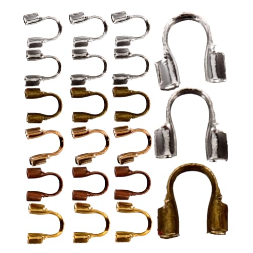 Homoyoyo 600 Stück Teiliges U Förmiges Drahtschutz Crimpperlen für Schmuckherstellung Vielseitig Einsetzbar für Ohrringe Armbänder Halsketten in Antikbronze Gold Silber Passend für DIY Homoyoyo 600 Stück Teiliges U Förmiges Drahtschutz Crimpperlen für Schmuckherstellung Vielseitig Einsetzbar für Ohrringe Armbänder Halsketten in Antikbronze Gold Silber Passend für DIY von Homoyoyo