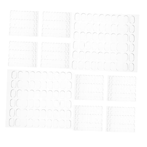 Homoyoyo 600 Stück Transparentes doppelseitiges Klebeband Klebepunkte Doppelstab -Registerkarten doppelseitige selbstklebende Punkte Kleberpunkte Kutty Sticky Tack Acryl mit hoher Viskose von Homoyoyo