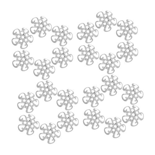 Homoyoyo 600 Stücke Spacer Beads für Ohrringe und Halsketten Filigrane Metall-blüten-endkappen Hohle Perlenkappen DIY Schmuckherstellung Vielseitig für Armbänder und Bastelprojekte von Homoyoyo