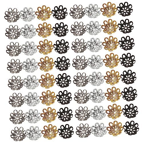 Homoyoyo 600Stücke Perlenkappen Spacer Beads Endkappen Für Schmuckherstellung Schmuckzubehör Für Halsketten Und Armbänder Mischfarben Dekorative Perlen Für DIY Projekte von Homoyoyo