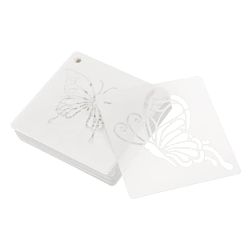 Homoyoyo 60Blätter Schmetterling Libelle Wandkunst Schablonen Hohlvorlagen Für DIY Graffiti Einfache Anwendung Mit Markern Buntstiften Farben Platzsparend von Homoyoyo