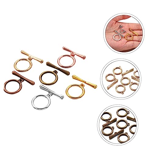 Homoyoyo 60Stücke DIY Ot Schnalle Halskette Zubehör Set Langlebiger Verschlüsse für Schmuckherstellung Armband und Schlüsselanhänger von Homoyoyo