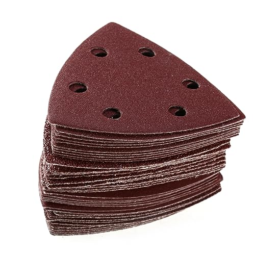 Homoyoyo 60Stücke Schleifpapier Schleifscheiben Mit Löchern Verschiedenen Körnungen Deltaschleifer Schleifarbeiten Homoyoyo 60Stücke Schleifpapier Schleifscheiben Mit Löchern Verschiedenen Körnungen Deltaschleifer Schleifarbeiten von Homoyoyo