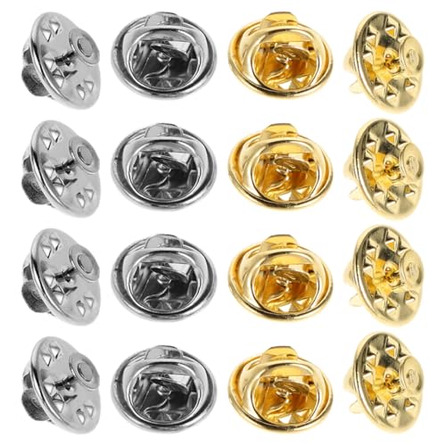 Homoyoyo 60er-set Schmetterlings-clutch: Krawattennadeln Als Ersatz Für Die Rückseite Mit Blanken Nadeln Für Broschen, Anstecker, Namensschilder, Spielzeugnadeln Und Schmuckherstellung von Homoyoyo
