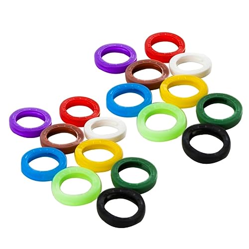 Homoyoyo 64 Stück Farbenfrohe Schlüsselringe Schlüsselkappen für Hausschlüssel Schlüsselkappen-Tags schlüsselkasten key chain süße Schlüsselhüllen Schlüssel deckt Kappen ab Homoyoyo 64 Stück Farbenfrohe Schlüsselringe Schlüsselkappen für Hausschlüssel Schlüsselkappen-Tags schlüsselkasten key chain süße Schlüsselhüllen Schlüssel deckt Kappen ab von Homoyoyo