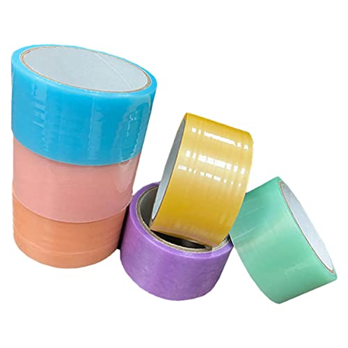 Homoyoyo 6Rollen Bunte Klebebänder für Kreative Projekte Farbigen Ballbändern Vielseitig Einsetzbar Stressabbau für von Homoyoyo