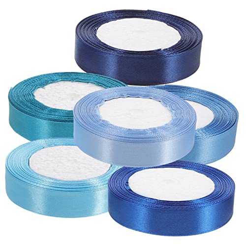 Homoyoyo 6Rollen Geschenkband Verschiedenen Farben Breites Vielseitiges Satinband Für DIY Projekte Geschenkverpackungen Und Dekorationen Waschbar Homoyoyo 6Rollen Geschenkband Verschiedenen Farben Breites Vielseitiges Satinband Für DIY Projekte Geschenkverpackungen Und Dekorationen Waschbar von Homoyoyo