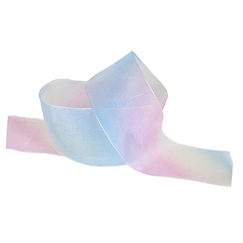 Homoyoyo 6Stücke Chiffonband für DIY Haarbänder Kopfschmuck und Dekoration Verschiedenen Farben für Festlichkeiten und Projekte von Homoyoyo