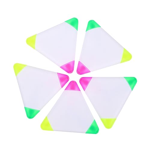 Homoyoyo 6Stücke Kreative Dreifarbige Fluoreszenzmarker Highlighter Stifte Für Studenten Flüssige Marker Für Notizen Und Markierungen Triangel Design Homoyoyo 6Stücke Kreative Dreifarbige Fluoreszenzmarker Highlighter Stifte Für Studenten Flüssige Marker Für Notizen Und Markierungen Triangel Design von Homoyoyo