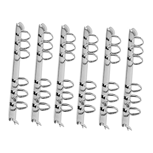 Homoyoyo 6Stücke Metall Buchringe Für Ordner DIY Loose Leaf Binder Clips Schreibwaren Zubehör Für Büro Und Schule Praktische Ordner Clips Für Lose Homoyoyo 6Stücke Metall Buchringe Für Ordner DIY Loose Leaf Binder Clips Schreibwaren Zubehör Für Büro Und Schule Praktische Ordner Clips Für Lose von Homoyoyo