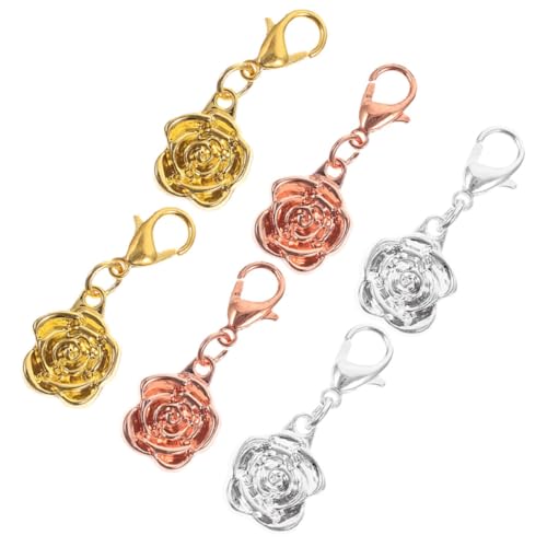 Homoyoyo 6Stücke Rosenverschlüsse Für DIY Schmuck Magnetverschlüsse Und Roségold Für Armbänder Und Halsketten Schmuckverbinder Farben von Homoyoyo