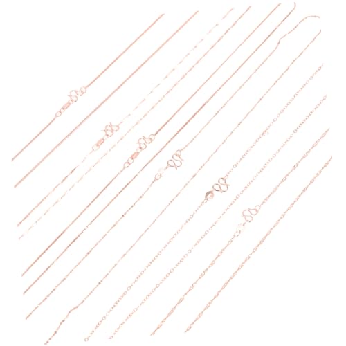 Homoyoyo 6Stücke Teiliges Halskettenketten Roségold DIY Schmuckverbindungsketten für Elegantes Layering für Persönliche oder Modisches Accessoire Homoyoyo 6Stücke Teiliges Halskettenketten Roségold DIY Schmuckverbindungsketten für Elegantes Layering für Persönliche oder Modisches Accessoire von Homoyoyo