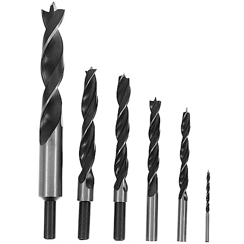 Homoyoyo 6Stücke Teiliges Holzbohrer Präzise Bohrer für Holz und Metallbearbeitung Kompatibel mit Elektrischen Bohrmaschinen Installieren und Langlebig Homoyoyo 6Stücke Teiliges Holzbohrer Präzise Bohrer für Holz und Metallbearbeitung Kompatibel mit Elektrischen Bohrmaschinen Installieren und Langlebig von Homoyoyo