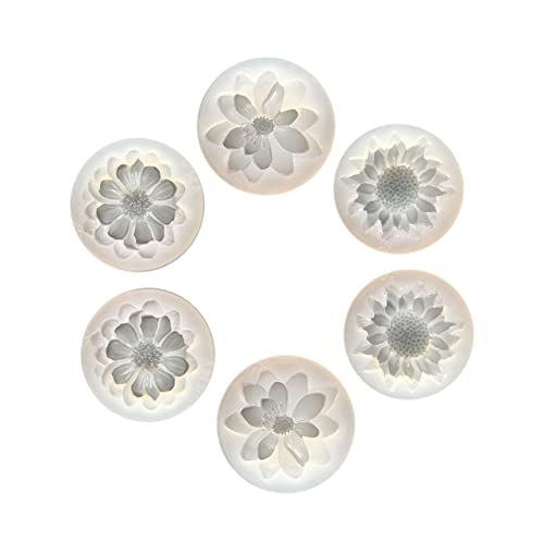 Homoyoyo 6Stücke Teiliges Silikon Blumenform für DIY Schmuckherstellung Epoxidharz Gießform Ornament Silikonform für Anhänger Ohrringe Armbänder Langlebig und Einfach Homoyoyo 6Stücke Teiliges Silikon Blumenform für DIY Schmuckherstellung Epoxidharz Gießform Ornament Silikonform für Anhänger Ohrringe Armbänder Langlebig und Einfach von Homoyoyo