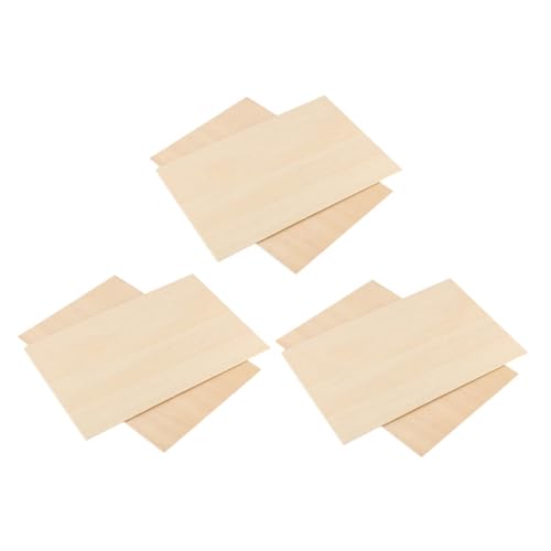 Homoyoyo 6Stücke Unbeschichtete Holzscheiben Rechteckige DIY Bastelplatten Dickem Holz für Malerei Dekoration und Projekte und Erwachsene Homoyoyo 6Stücke Unbeschichtete Holzscheiben Rechteckige DIY Bastelplatten Dickem Holz für Malerei Dekoration und Projekte und Erwachsene von Homoyoyo