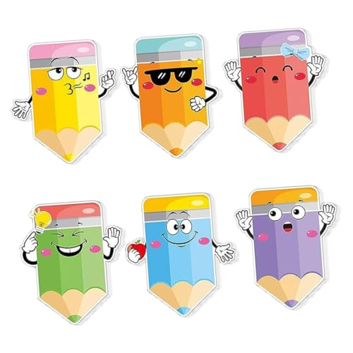 Homoyoyo 6er Set Bleistift Haftnotizen - Niedliche Cartoon Notizblöcke - Lustige Abreißbare Klebezettel Für Schule Büro Und Perfekt Für Studenten Und Klassenzimmer Homoyoyo 6er Set Bleistift Haftnotizen - Niedliche Cartoon Notizblöcke - Lustige Abreißbare Klebezettel Für Schule Büro Und Perfekt Für Studenten Und Klassenzimmer von Homoyoyo
