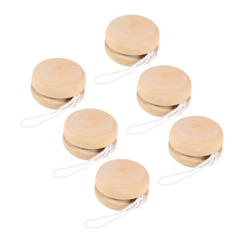 Homoyoyo 6er Set Holz-Yo-Yos Für – Anfänger Jo Jo Aus Holz Zum Bemalen Und Basteln Ideal Als Mitgebsel Für Geburtstagsfeiern Und Weihnachten Homoyoyo 6er Set Holz-Yo-Yos Für – Anfänger Jo Jo Aus Holz Zum Bemalen Und Basteln Ideal Als Mitgebsel Für Geburtstagsfeiern Und Weihnachten von Homoyoyo